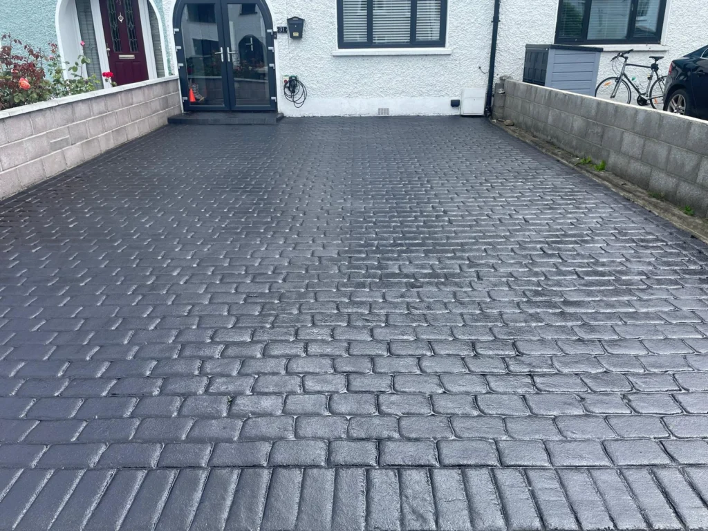 Concrete driveway with a slip-resistant surface for safety by Concrete Driveways Dublin