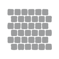Imprinted concrete pattern Smooth Round Cobble pattern by Procrete Driveways Dublin